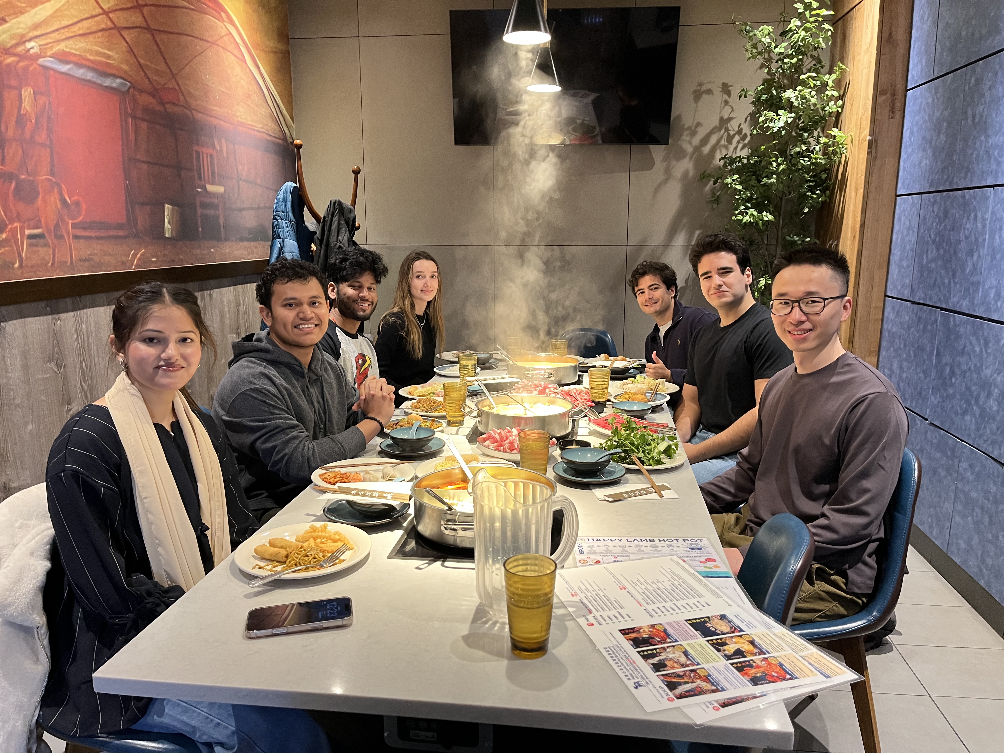 Dr. Yibo Hu research group photo